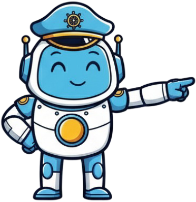 Captain Cha – ein aufzeigender Roboter mit einer Teetasse